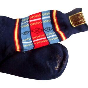 Vintage Pennleigh Mens Hose Socks  Combed Cotton  Vat Dyed Wash Fast Colors